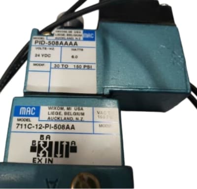 MAC VALVES INC 711C-12-PI-508AA