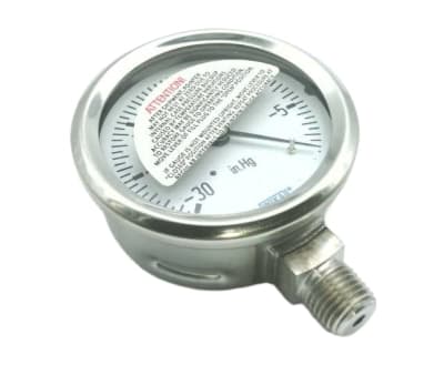 WIKA 232.53-2.5-30INHG-VAC-1/4