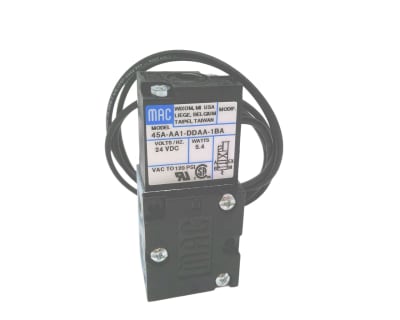 MAC VALVES INC 45A-AA1-DDAA-1BA