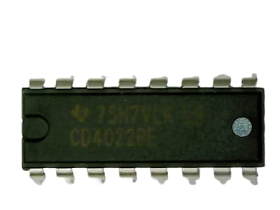 TEXAS INSTRUMENTS SEMI CD4022BE