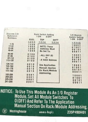 WESTINGHOUSE NL-738