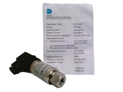 GENERAL ELECTRIC PTX-1400-25BAR-GAUGE