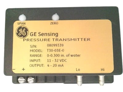 GENERAL ELECTRIC T30-03E-0-0-0.300 WC