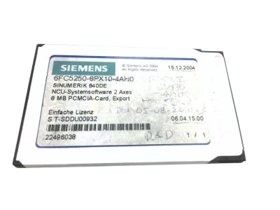SIEMENS 6FC5250-6PX10-4AH0