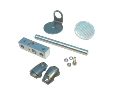 EFECTOR BRKT, 50MM REFL, EXTRUDE RAIL-UE0004