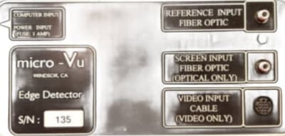 MICRO VU CORP EDGE DETECTOR