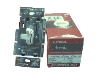 LUTRON AY-603PNL-WH