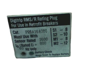 EATON CORPORATION PR6A16A080