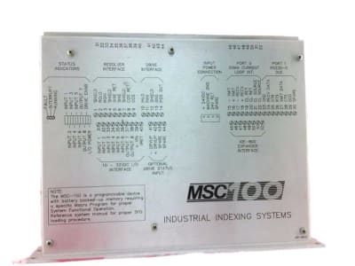 INDUSTRIAL INDEXING MSC-100