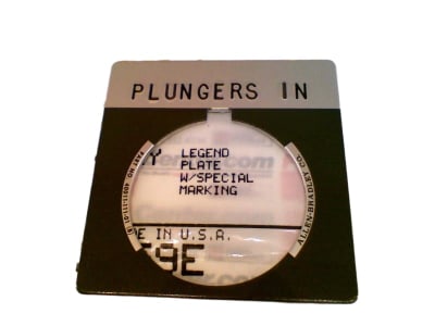 ALLEN BRADLEY 800T-X559E/PLUNGERS-IN
