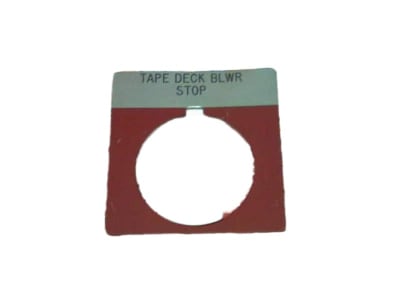 ALLEN BRADLEY 800T-X550E-TAPE-DECK-BLWR-STOP