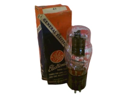 GENERAL ELECTRIC 43-RADIO-TUBE