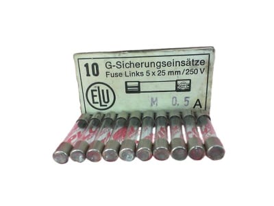 SICHERUNGSEINSATZE M0.5/250C