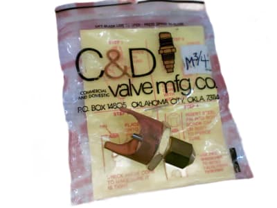C&D VALVE M3/4