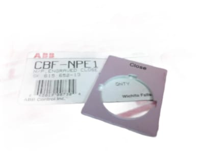 ASEA BROWN BOVERI CBF-NPE1