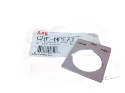 ASEA BROWN BOVERI CBF-NPE27