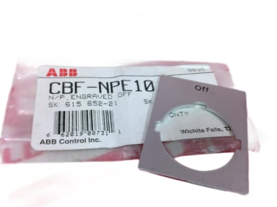 ASEA BROWN BOVERI CBF-NPE10