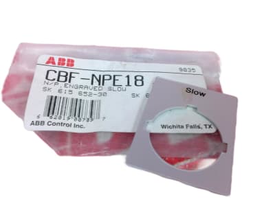 ASEA BROWN BOVERI CBF-NPE18