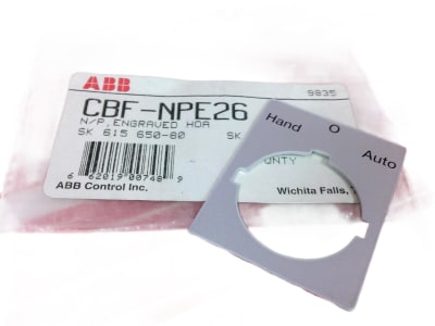 ASEA BROWN BOVERI CBF-NPE26