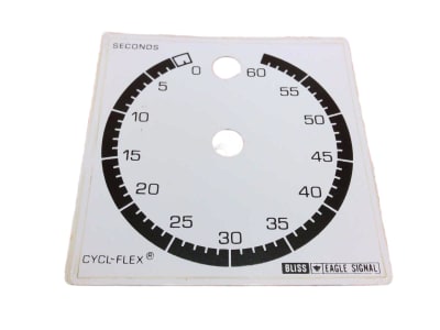 DANAHER CONTROLS HP5-FACEPLATE-60S-BLK/WHT
