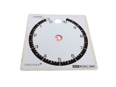 DANAHER CONTROLS HP5-FACEPLATE-10HR-BLK/WHT