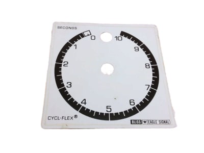 DANAHER CONTROLS HP5-FACEPLATE-10S-BLK/WHT