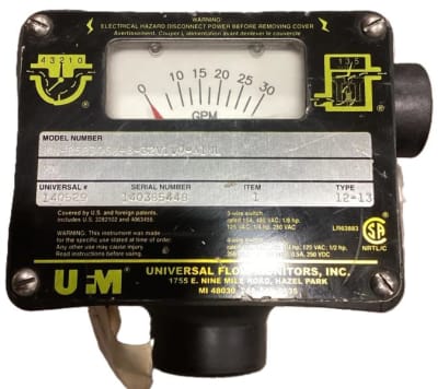 UNIVERSAL FLOW MONITORS MN-BIB50GM-12-32V1.00-A1NL