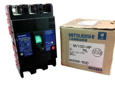 MITSUBISHI NV100-HP-3P-75A-30