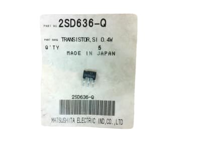 MATSUSHITA ELECTRIC 2SD636-Q