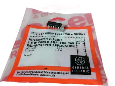 GENERAL ELECTRIC GEIC-117