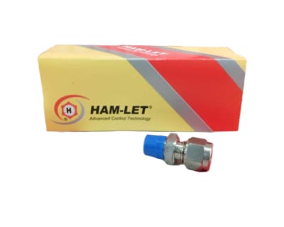 HAM-LET 768L-SS-6MMX-1/8