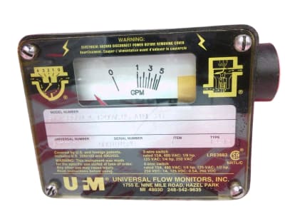 UNIVERSAL FLOW MONITORS SN-ASB5GM-4-1200V.85-A1NL-2D