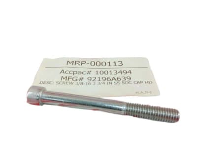 MCMASTER CARR 92196A639