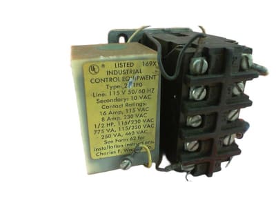 INDUSTRIAL CONTROL EQUIP 2F1F0