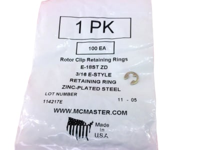 MCMASTER CARR E-18ST-ZD