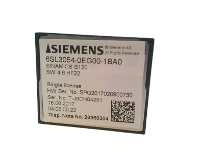 SIEMENS 6SL30540EG001BA0