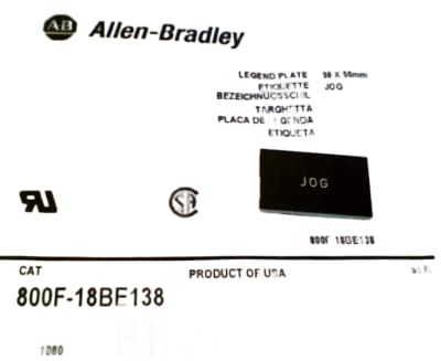 ALLEN BRADLEY 800F-18BE138