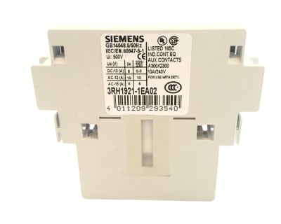 SIEMENS 3RH1921-1EA02-Z