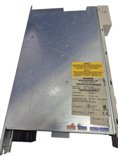 SIEMENS 6SE7012-0TP50-Z-F01+C23+C12+G21+D99