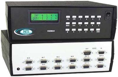 NTI NETWORK TECHNOLOGIES INC SM-8X2-15V-LCD