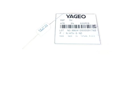 YAGEO SQP500JB-47R-BOX