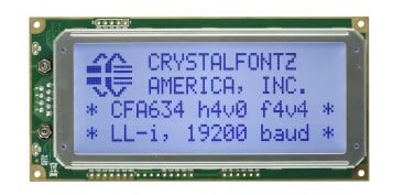 CRYSTALFONTZ CFA634TFHKP16