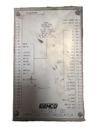 AMETEK 1989I/OBCD5654R1264TLH