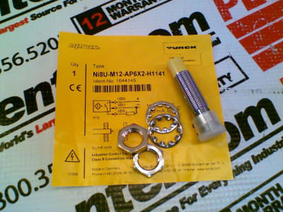 TURCK NI8U-M12-AP6X2-H1141