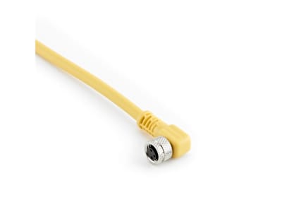 HTM SENSORS C-FA3TZ-Y075 BLACK PUR YELLOW CONNECTOR