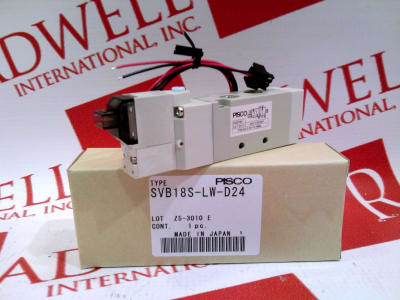 PISCO PNEUMATICS SVB18S-LW-D24