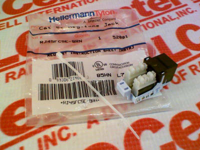 HELLERMANN TYTON RJ45FC5E-BRN
