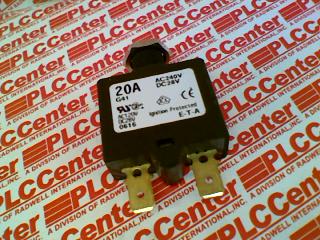 E-T-A CIRCUIT BREAKERS 1658-G41-02-P10-20A