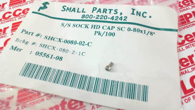 SMALL PARTS INC SHCX-0080-02-C-EACH
