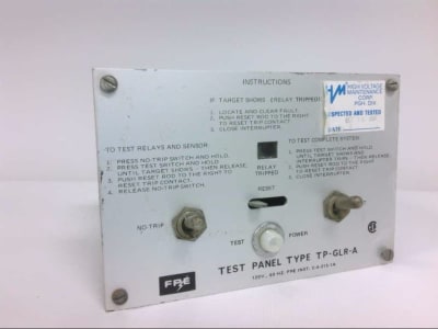 FEDERAL PACIFIC ELECTRIC TP-GLR-A